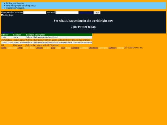 test screenshot