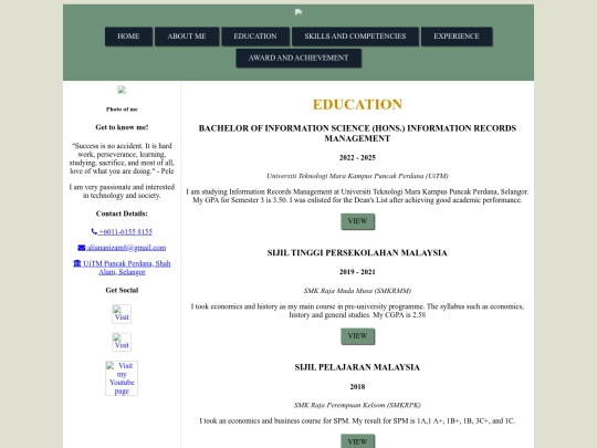 education screenshot