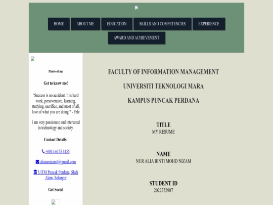 index screenshot