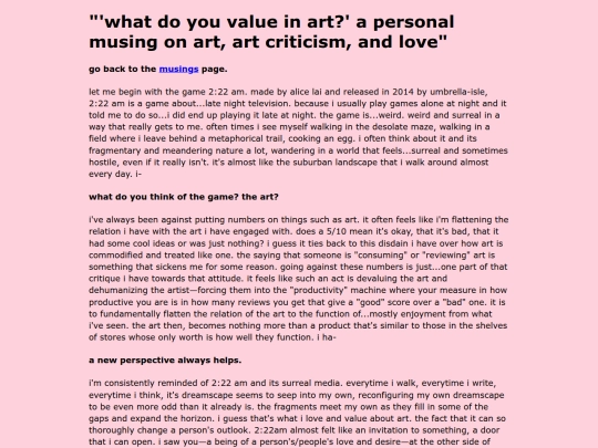 artandlovemuse screenshot