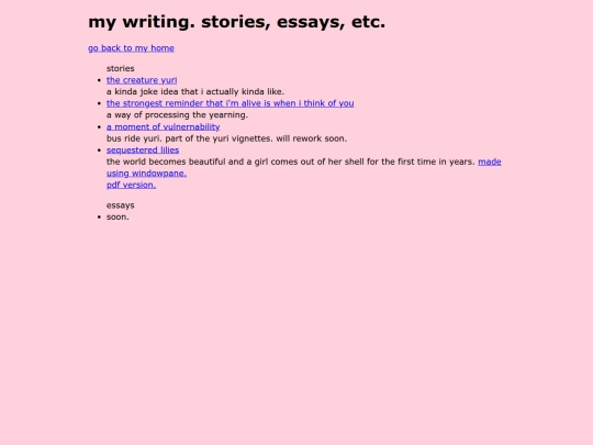 writing screenshot