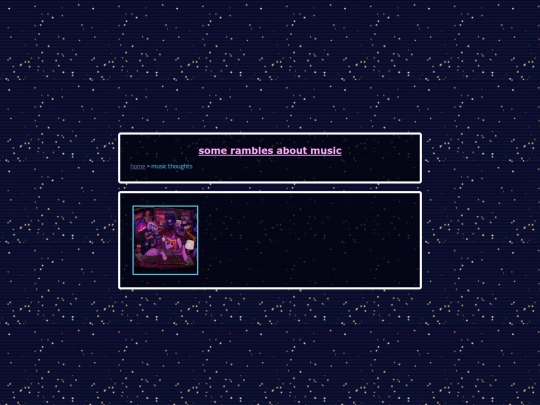 thoughts/music screenshot