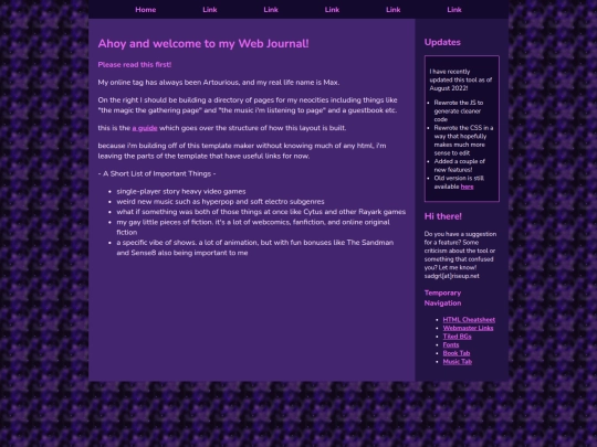 test screenshot