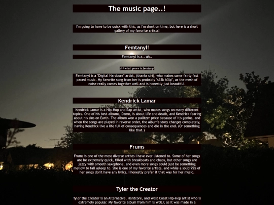 music screenshot
