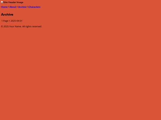 archive screenshot