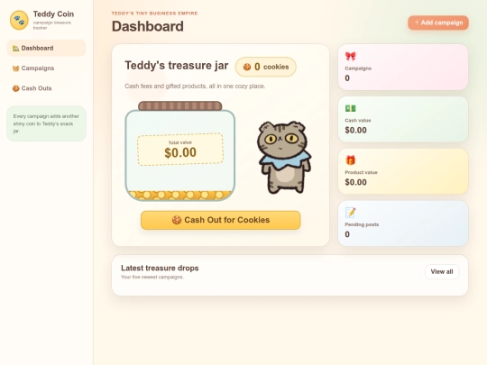teddy-coin-demo screenshot