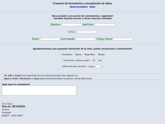 Formulario screenshot