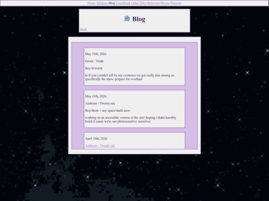 blog screenshot