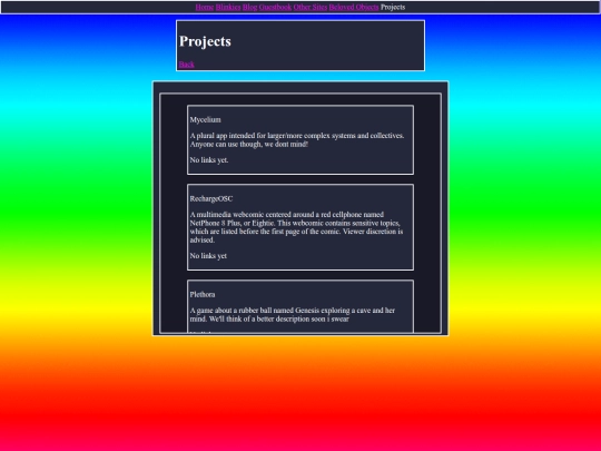 projects screenshot