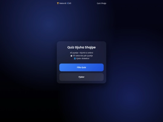 ShqipQuiz screenshot