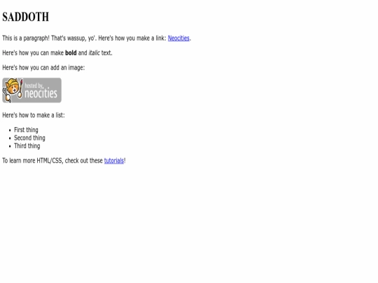 index screenshot