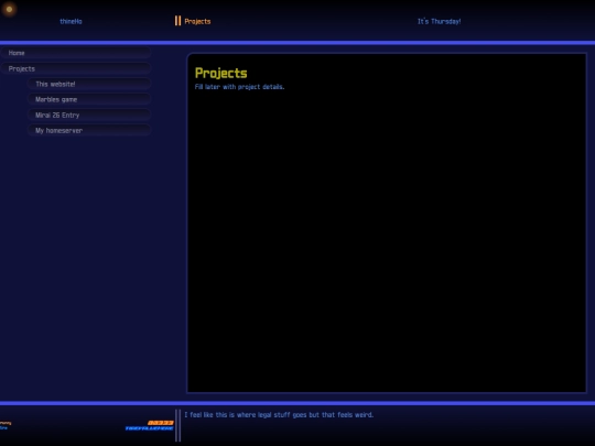 projects screenshot