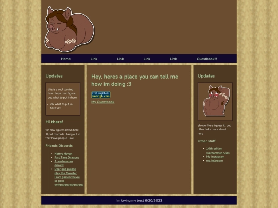 guestbook/guestbook screenshot