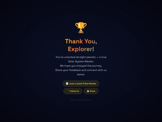 ThankYouPage screenshot