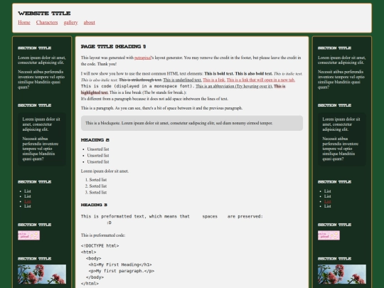 index screenshot