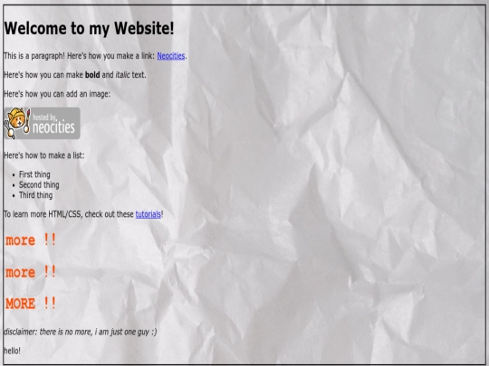 index screenshot