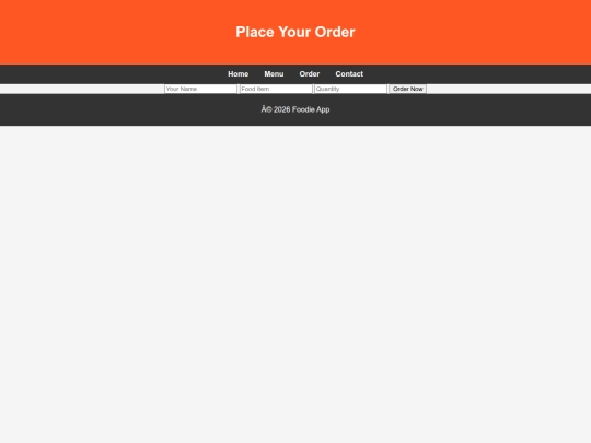 food festival/order screenshot