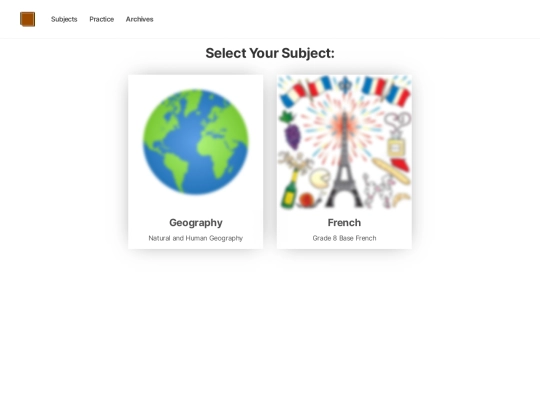 subjects/eightgrade screenshot