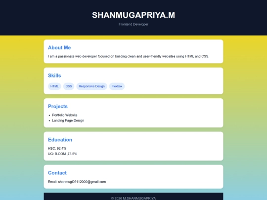 index screenshot