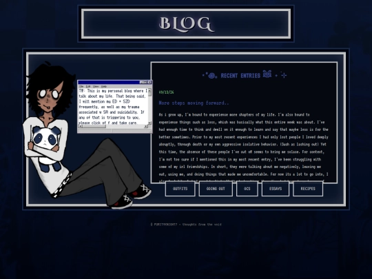 blog screenshot