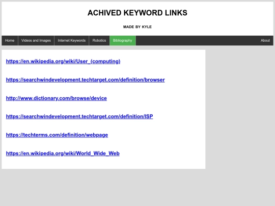 Achived screenshot