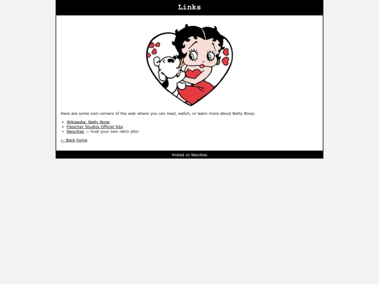 links screenshot
