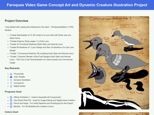 Concept Art Portfolio screenshot