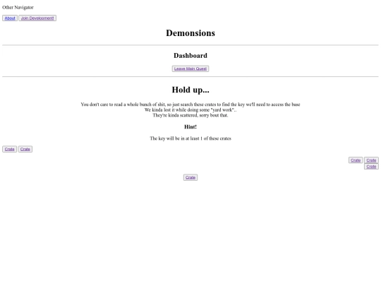 thelastsafeplace main quest/dialog-entry screenshot