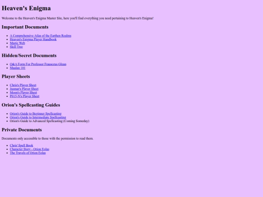 index screenshot