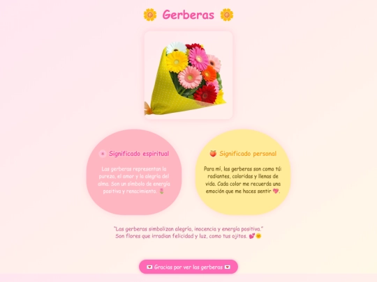 LIRIOS Y GERBERAS ACT/gerberas screenshot