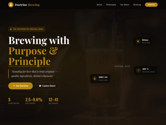 Doctrine_Brewing screenshot