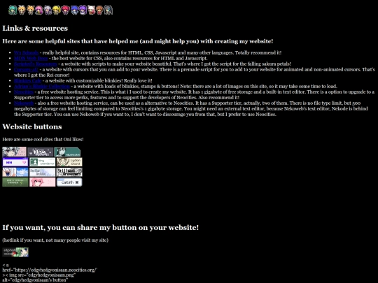 linksandresources screenshot