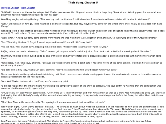 theirsong/chapter5 screenshot