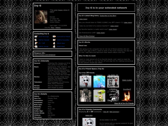 MYSPACEIVY screenshot