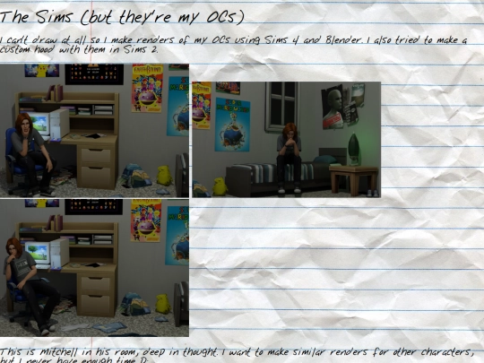 OC pages/OCsims screenshot