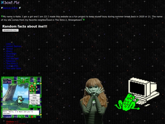 aboutme screenshot