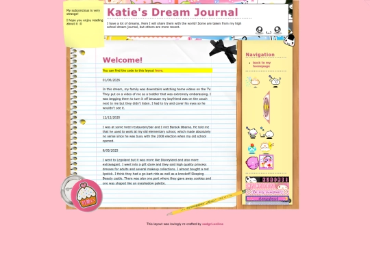 dreamjournal screenshot