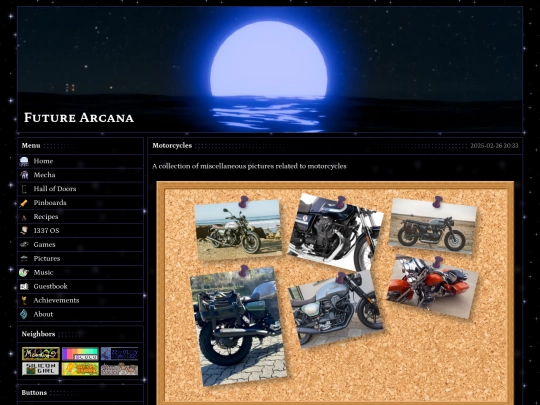 pinboards/motorcycles screenshot