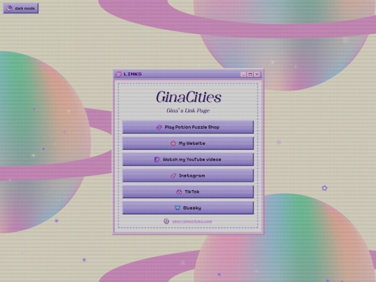 links screenshot