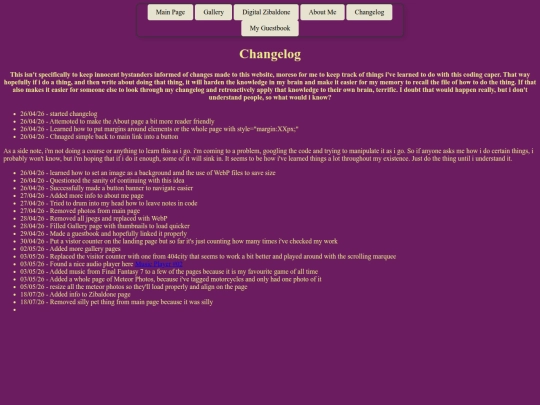 log screenshot