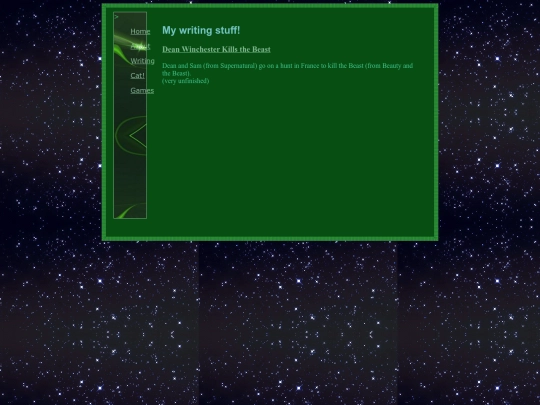 writing screenshot