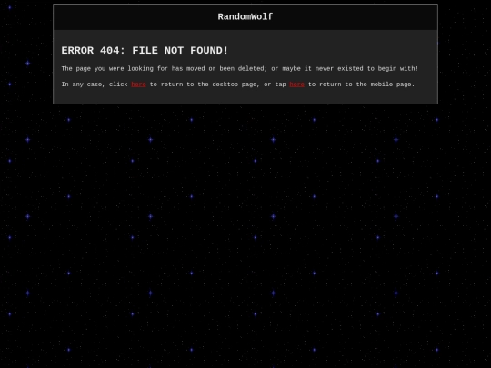 not_found screenshot