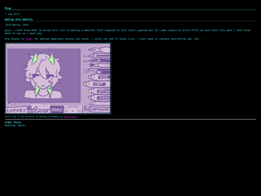 blog screenshot