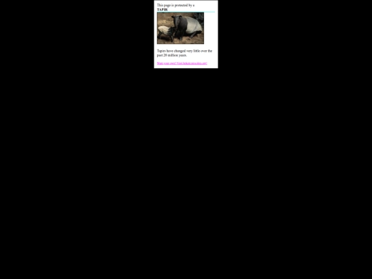 tapir screenshot