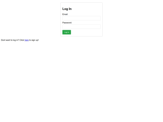 Login screenshot