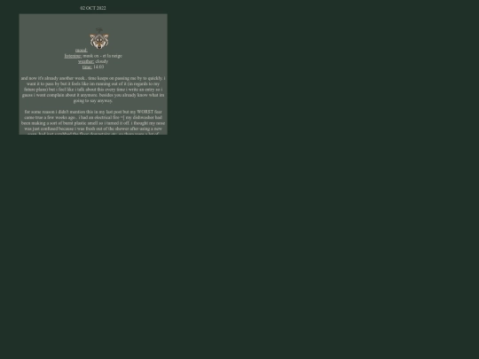 entries/02oct22 screenshot