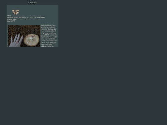 entries/26nov22 screenshot