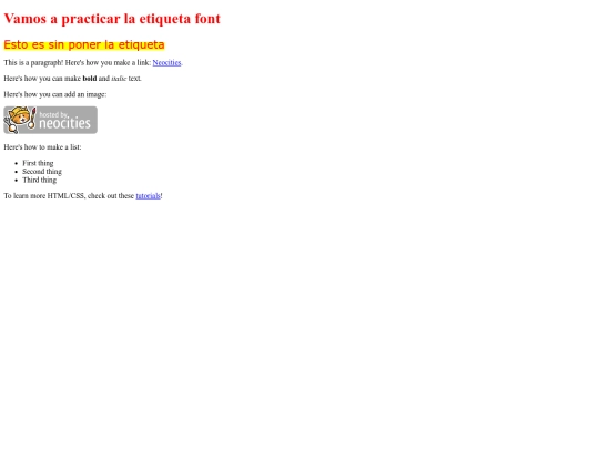 font screenshot