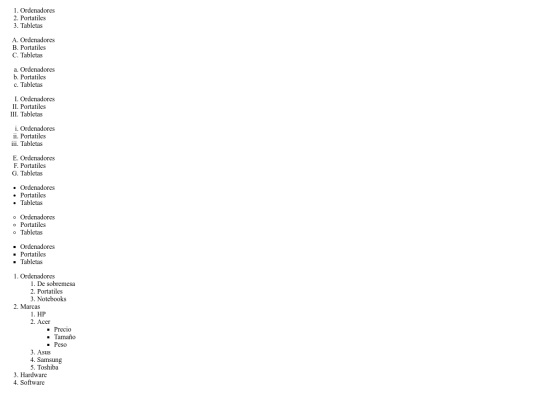 recuperacion/listas screenshot