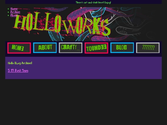 blog/archive screenshot